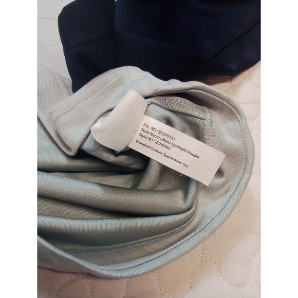 Men's Nike Ole Miss Basketball Hoodie Sweatshirt Size Small Gray / Blue - Picture 11 of 14